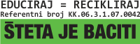Educiraj=Recikliraj